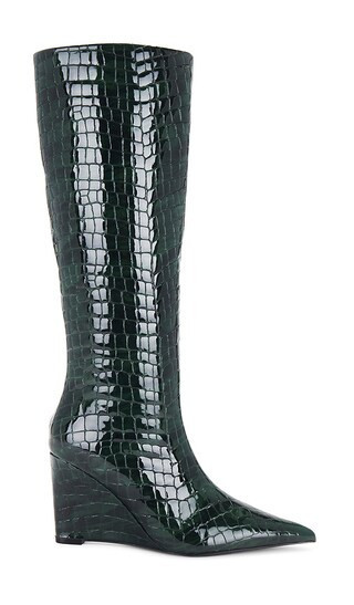 retrofete Natassa Wedge Boot in Green. - size 39 | Revolve Clothing (Global)