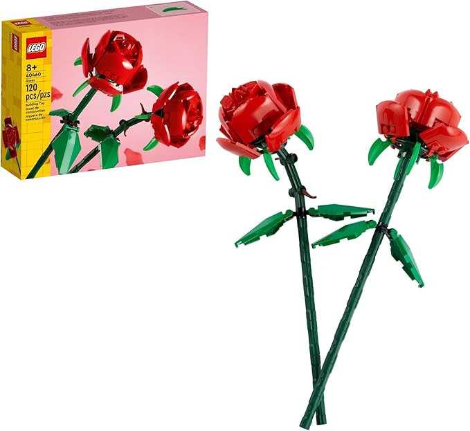 LEGO Roses - Building Toy for Kids, Girls & Boys, Ages 8+ - Artificial, Fake Roses for Home Decor... | Amazon (US)