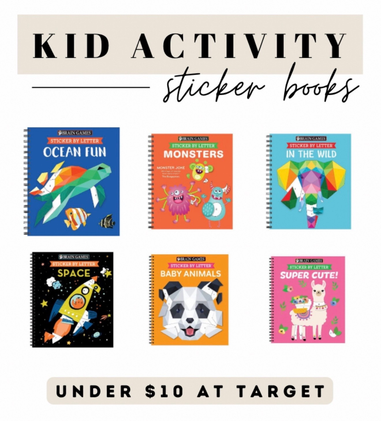 These sticker books make a great gift for kids ages 5-10! Under $10 at Target 🎁 

#LTKKids #LTKGiftGuide #LTKCyberWeek