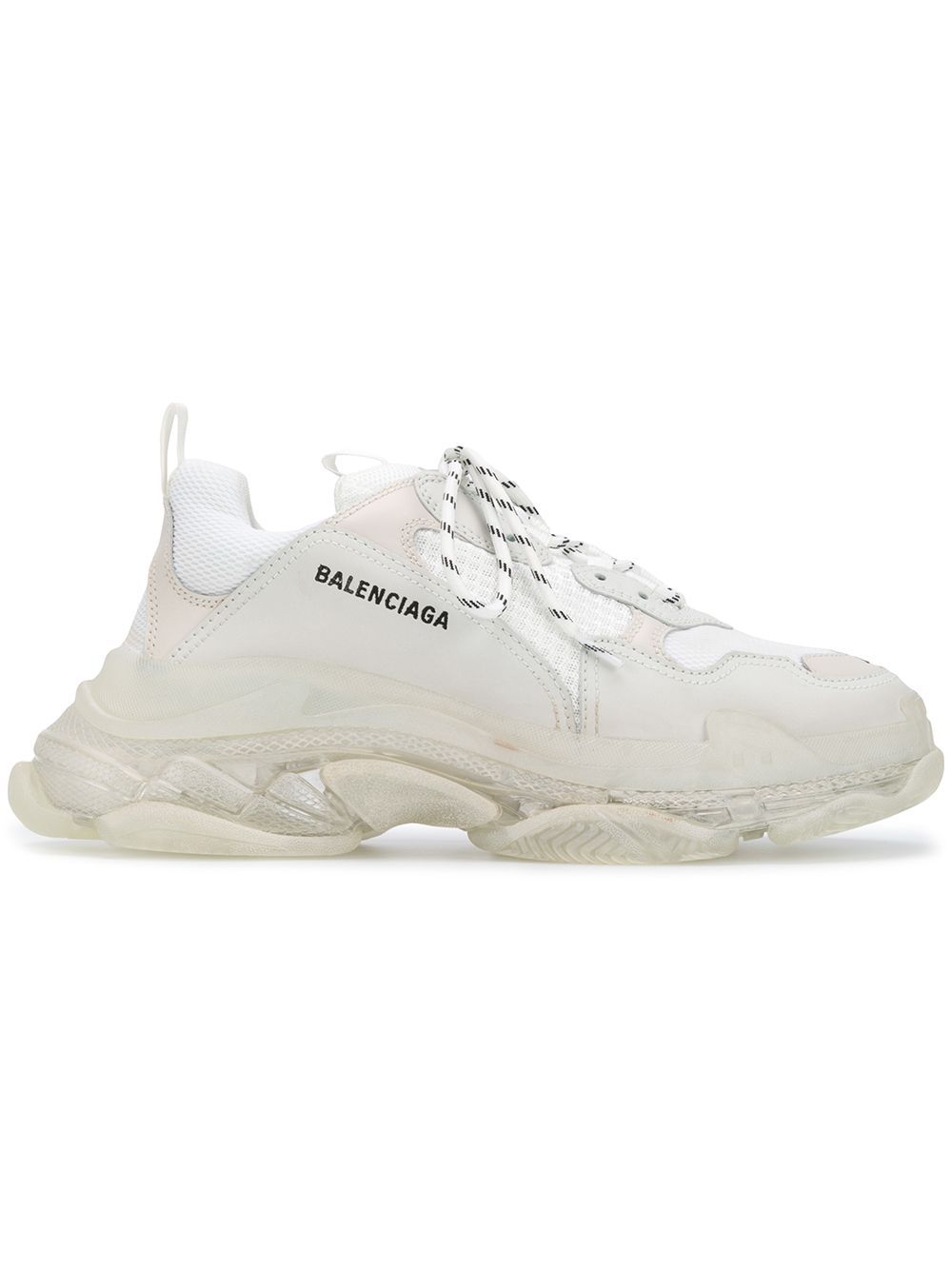 Balenciaga Triple S Clear Sole - White | FarFetch Global