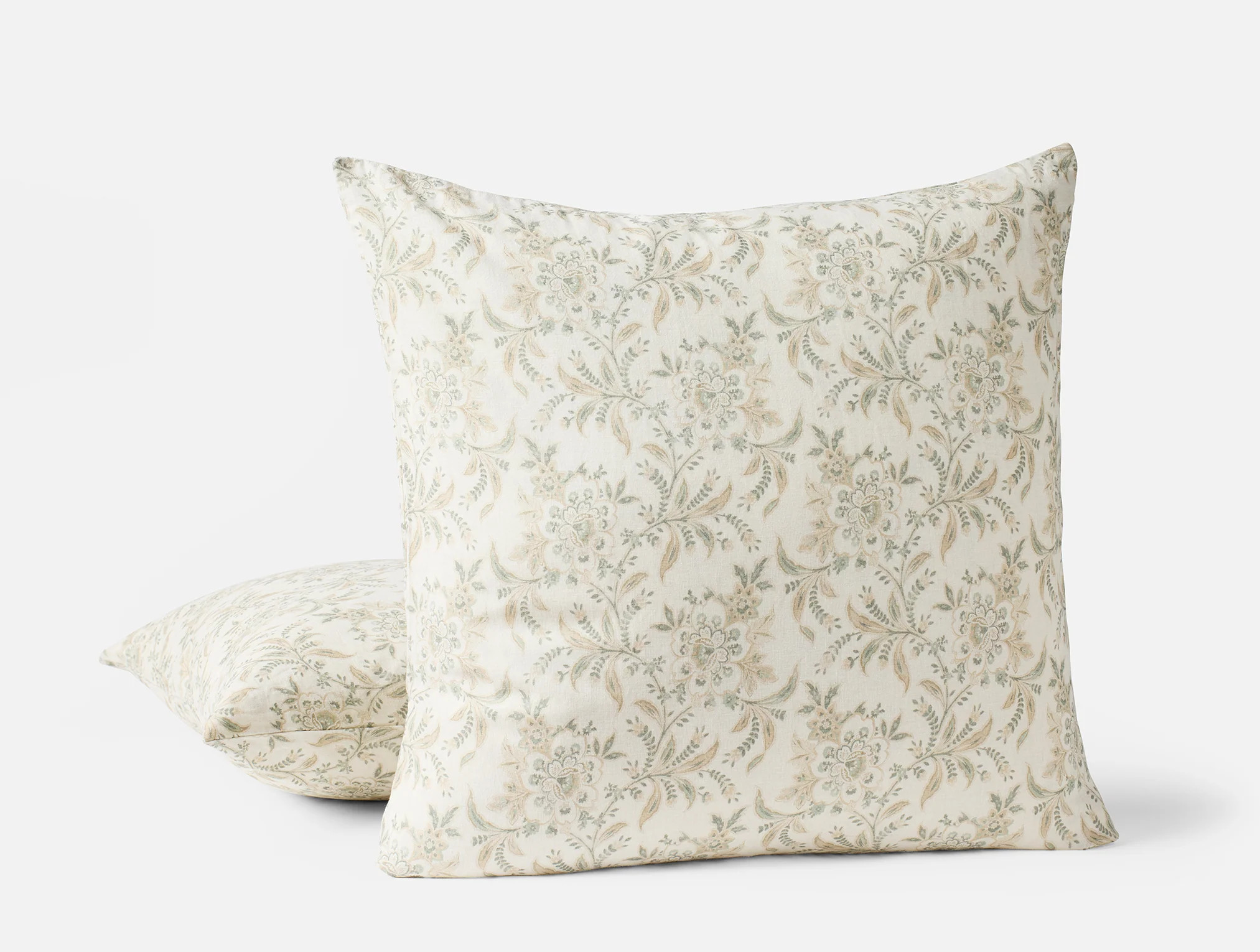 Marguerite Organic Print Decorative Pillow Cover | Coyuchi