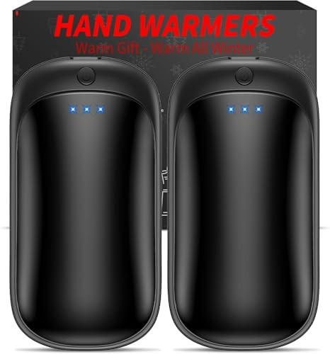 Lerat 2 Pack Hand Warmers Rechargeable, Portable Electric Hand Warmers Reusable, Portable Pocket ... | Amazon (US)