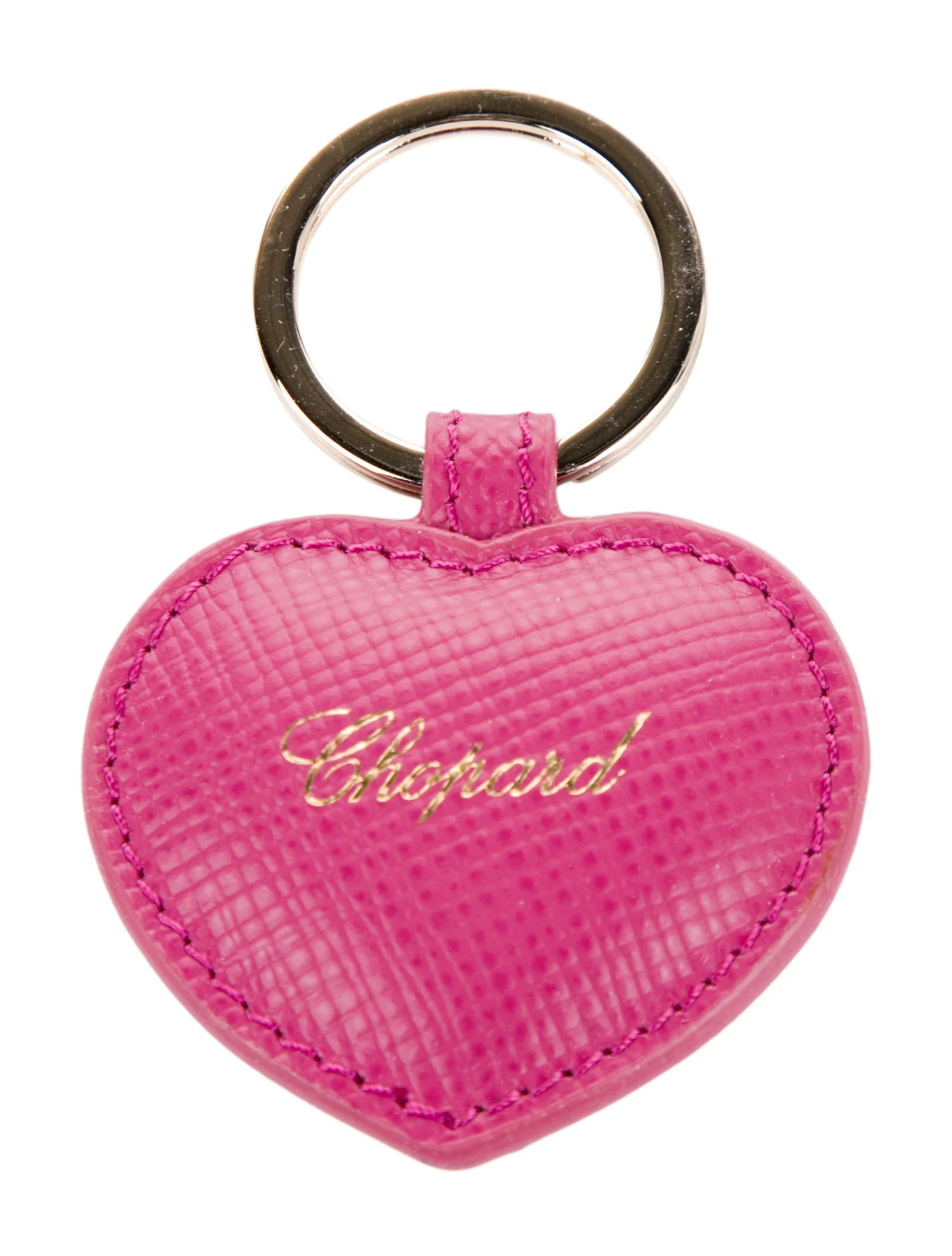 Leather Heart Shaped Keychain | The RealReal