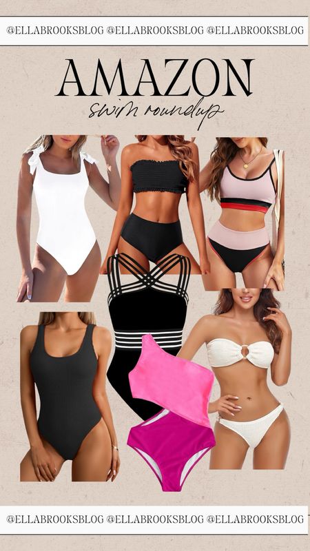 Amazon Swim Roundup✨
amazon fashion, amazon fashion finds, amazon swim, amazon one pieces, amazon bikinis, affordable swimwear, designer lookalikes

#LTKswim #LTKsalealert #LTKfindsunder50