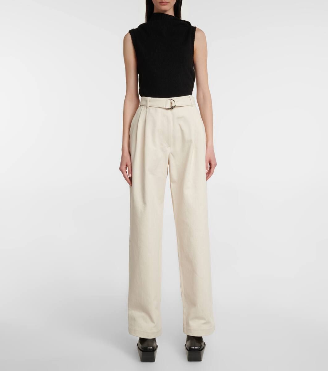 Belted high-rise wide-leg jeans | Mytheresa (US/CA)