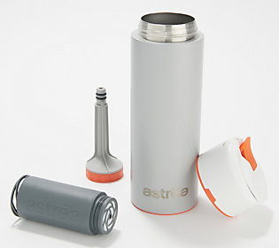 Astrea 20oz. Stainless Steel Filtering Water Bottle | QVC