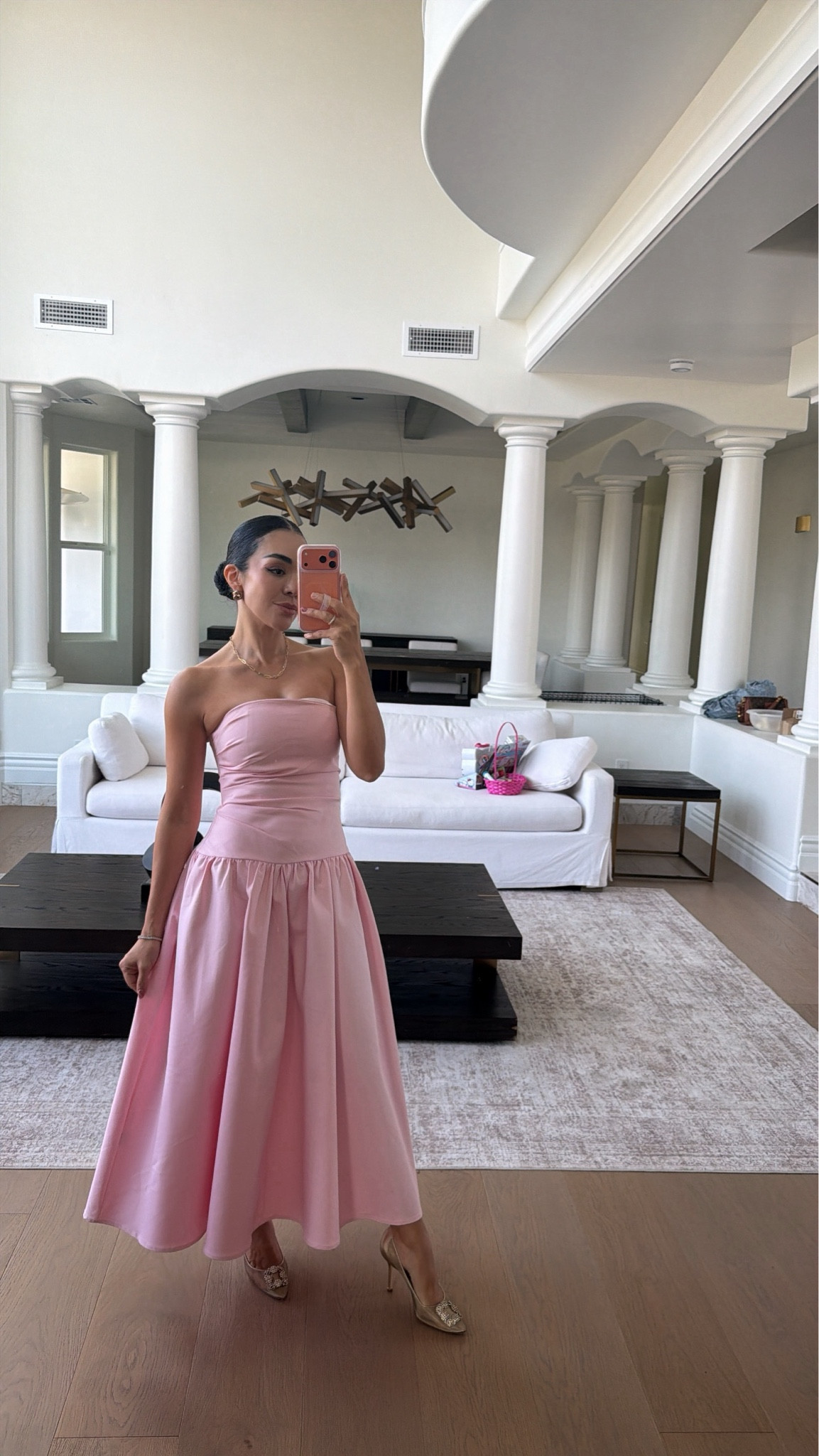 The perfect pink dresss