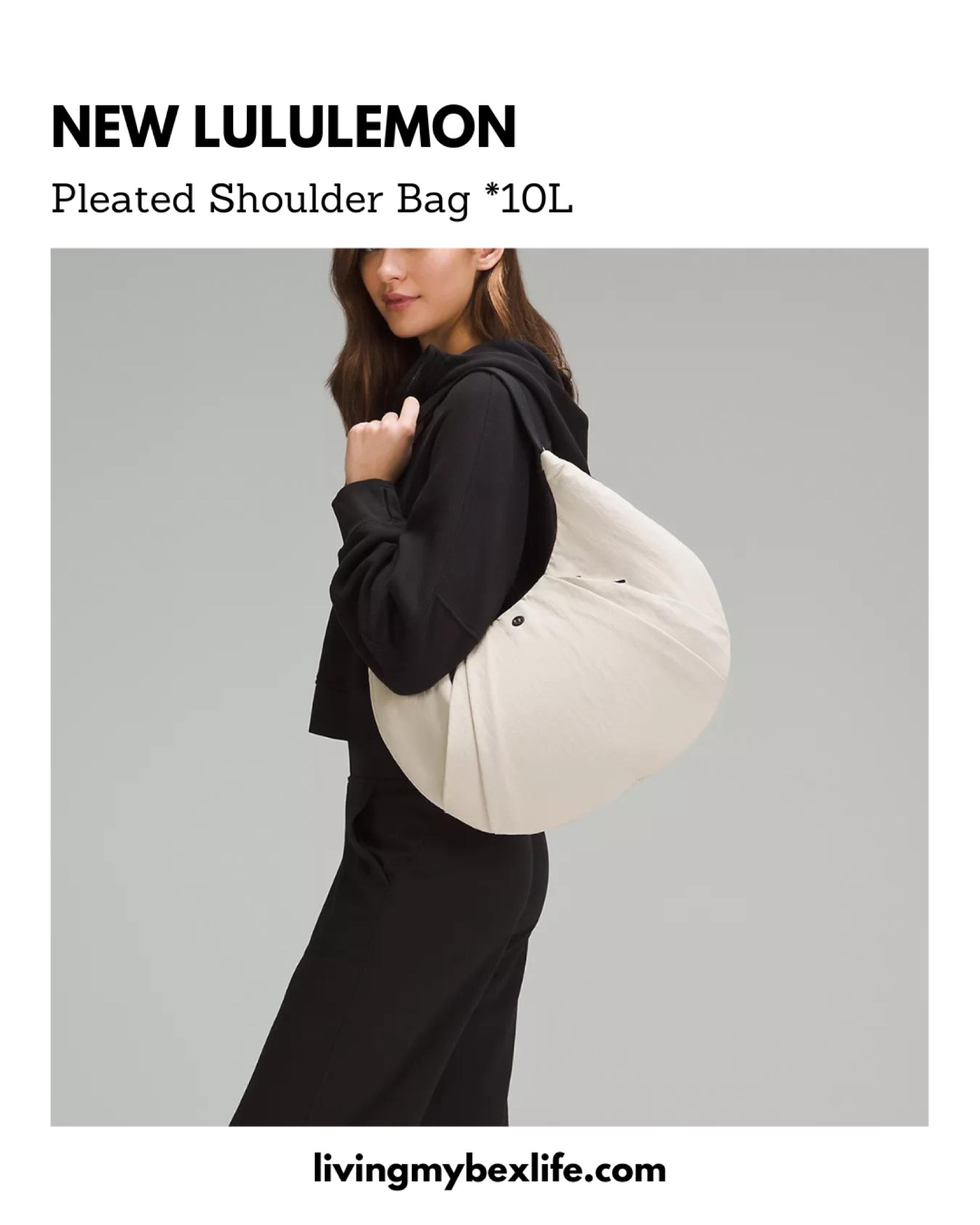 New lululemon gym bag 🤍 Pleated Shoulder Bag 

#LTKfitness #LTKitbag #LTKGiftGuide