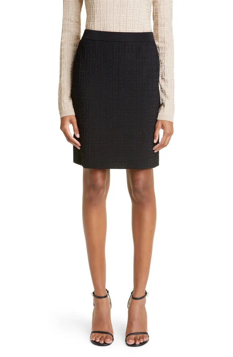 Givenchy 4G Logo Jacquard Skirt | Nordstrom | Nordstrom