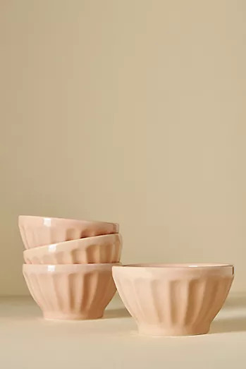 Matte Latte Bowls, Set of 4 | Anthropologie (US)