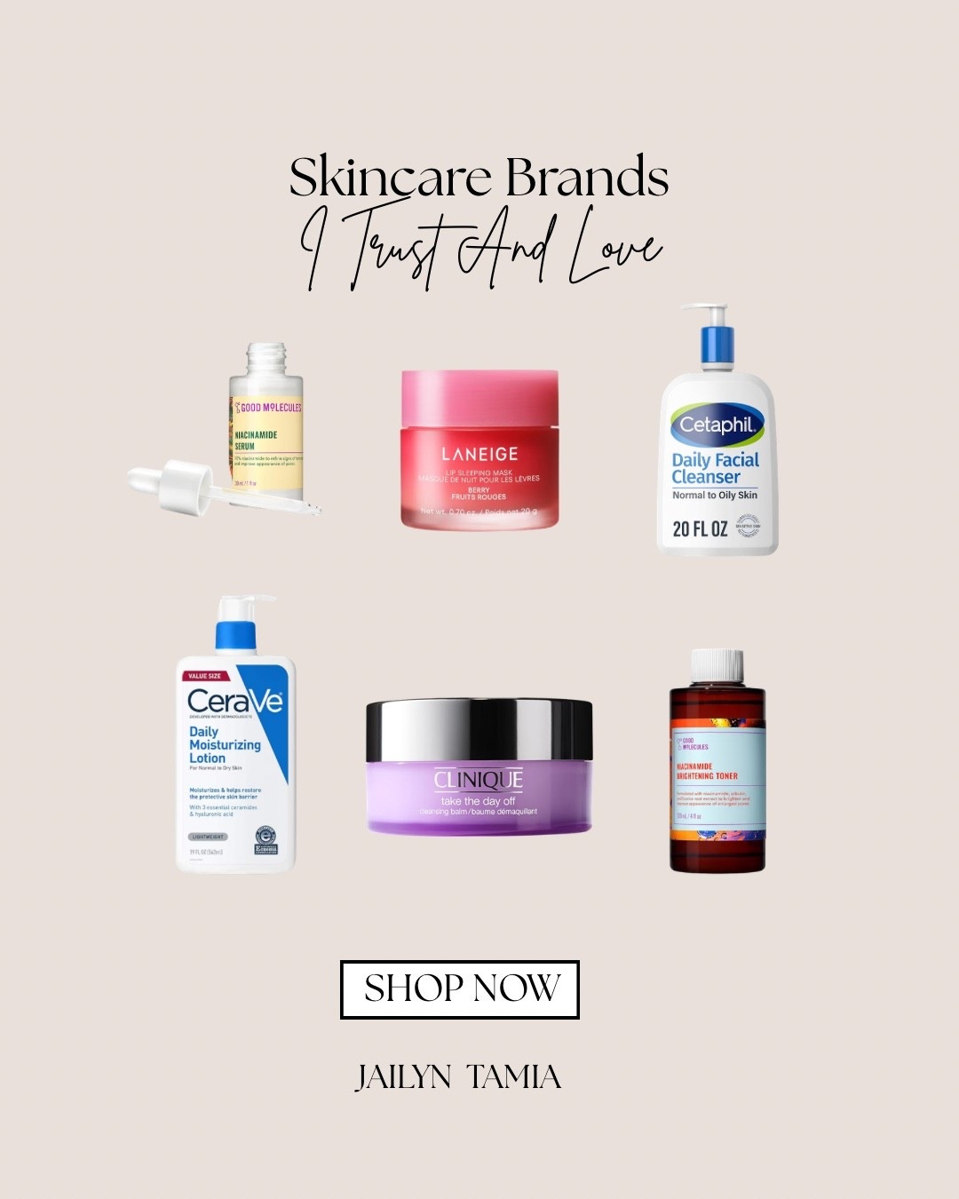 Skincare brands I trust & love for clear, glowy skin every day ✨🧴


#skincarefavorites #skincarebrands #dailyskincare #glowingskin #amazonbeauty #goodmolecules #cerave #cetaphil #laneige #cliniqueskincare #ltkbeauty #ltkskincare


#LTKselfcare #LTKdayinmylife #LTKmorningroutine