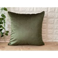 Green Velvet Pillow Cover, Green Case, Green Home Decor | Etsy (US)