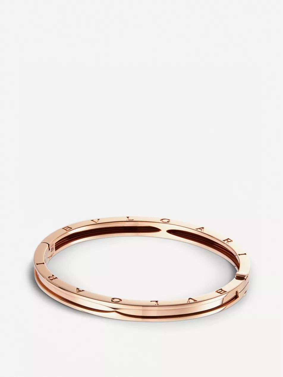 B.zero1 18ct rose-gold bangle bracelet | Selfridges