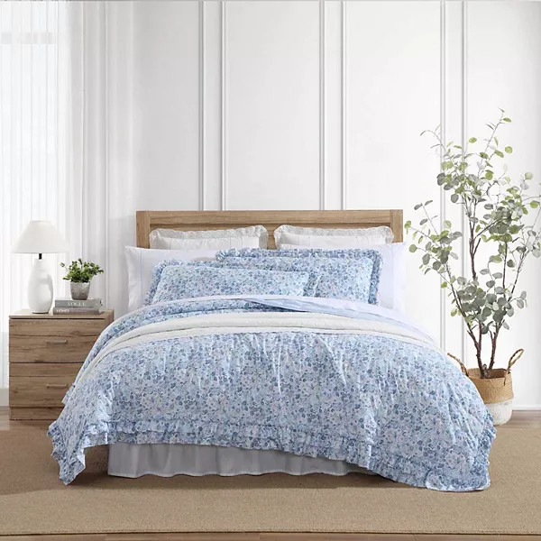 Draper James Darlene 3-pc. Reversible Scalloped Quilt Set | Kohl's
