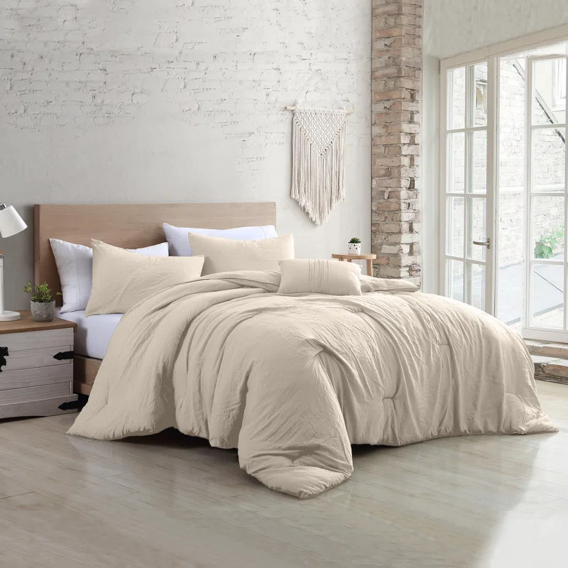 Modern Threads - Beck Comforter Set - Down Alternative Brushed Microfiber - Elegant All Season Be... | Wayfair North America