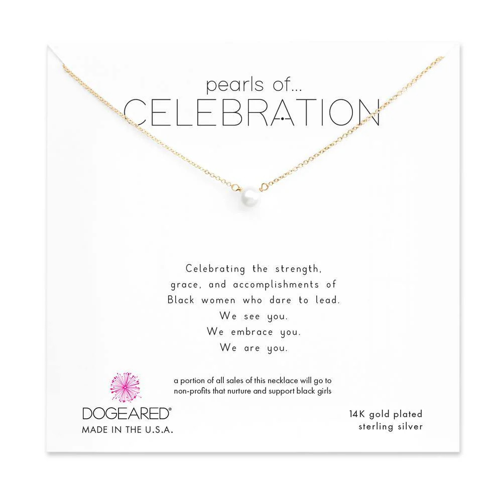 pearls of celebration small white pearl necklace | Dogeared