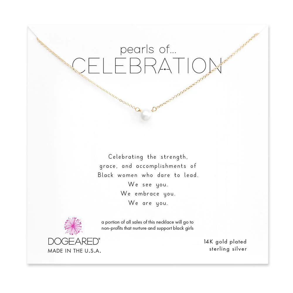 pearls of celebration small white pearl necklace | Dogeared