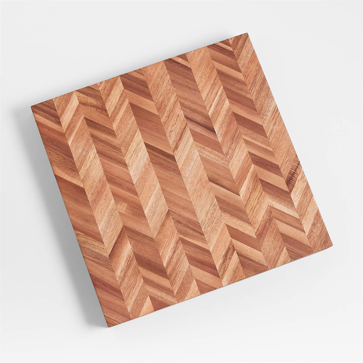 Herringbone Acacia Wood Cutting Board + Reviews | Crate & Barrel | Crate & Barrel