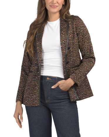 Anne Klein Faux Double Breasted Combo Jacket | Marshalls