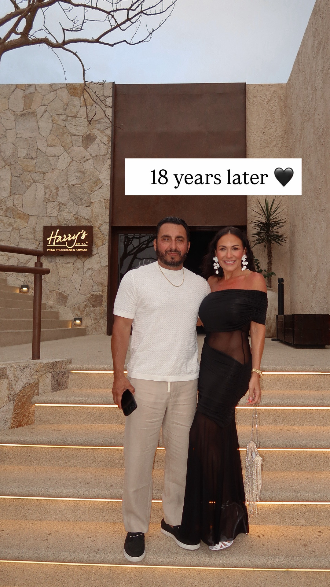 Babes… 18 years later and he still gives me butterflies 🥰

There’s just something about getting dressed up for dinner with your person while the ocean’s in the background and you’re both trying to soak in every last second of vacation together ✨

This dress made me feel so good the second I put it on. Simple, flattering, a little romantic… exactly the vibe I wanted for our anniversary dinner in Cabo 🤍

Wearing a size small

5’2” • 130 lbs • 25” waist • 34DD

#PetiteFashion #Over40Style #DateNightStyle #AmazonFashion #VacationStyle