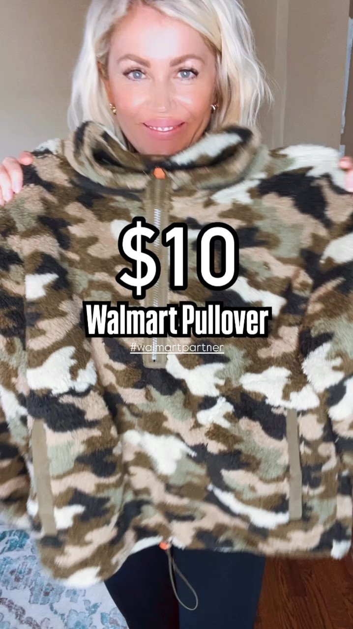 This pullover from Walmart is SO cute & cozy!! I love the camouflage pattern, the zipper collar & the ability to singe in the bottom. 😍😍😍
#walmartfashion

👇🏼👇🏼👇🏼
Pullover: I sized up to large :)
Shoes: TTS

Follow my shop @champagneandcardio_ on the @shop.ltk app to shop this post & all my outfits! 

#walmartpartner #walmartdoesitagain #amazonfashion #shopltk #walmartstyle #falloutfits #pinterestinspired #pinterest #momstyle #finds #outfit #inspo #easy 

#LTKFindsUnder50 #LTKSeasonal #LTKActive