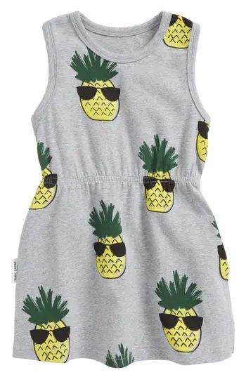 Infant Girl's Tiny Tribe Cool Pineapple Racerback Dress | Nordstrom