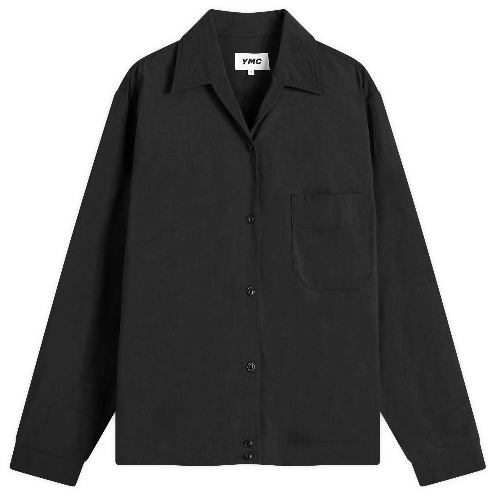 YMC Women's Wanda Shirt in Black, Size Large | END. Clothing | END. Clothing