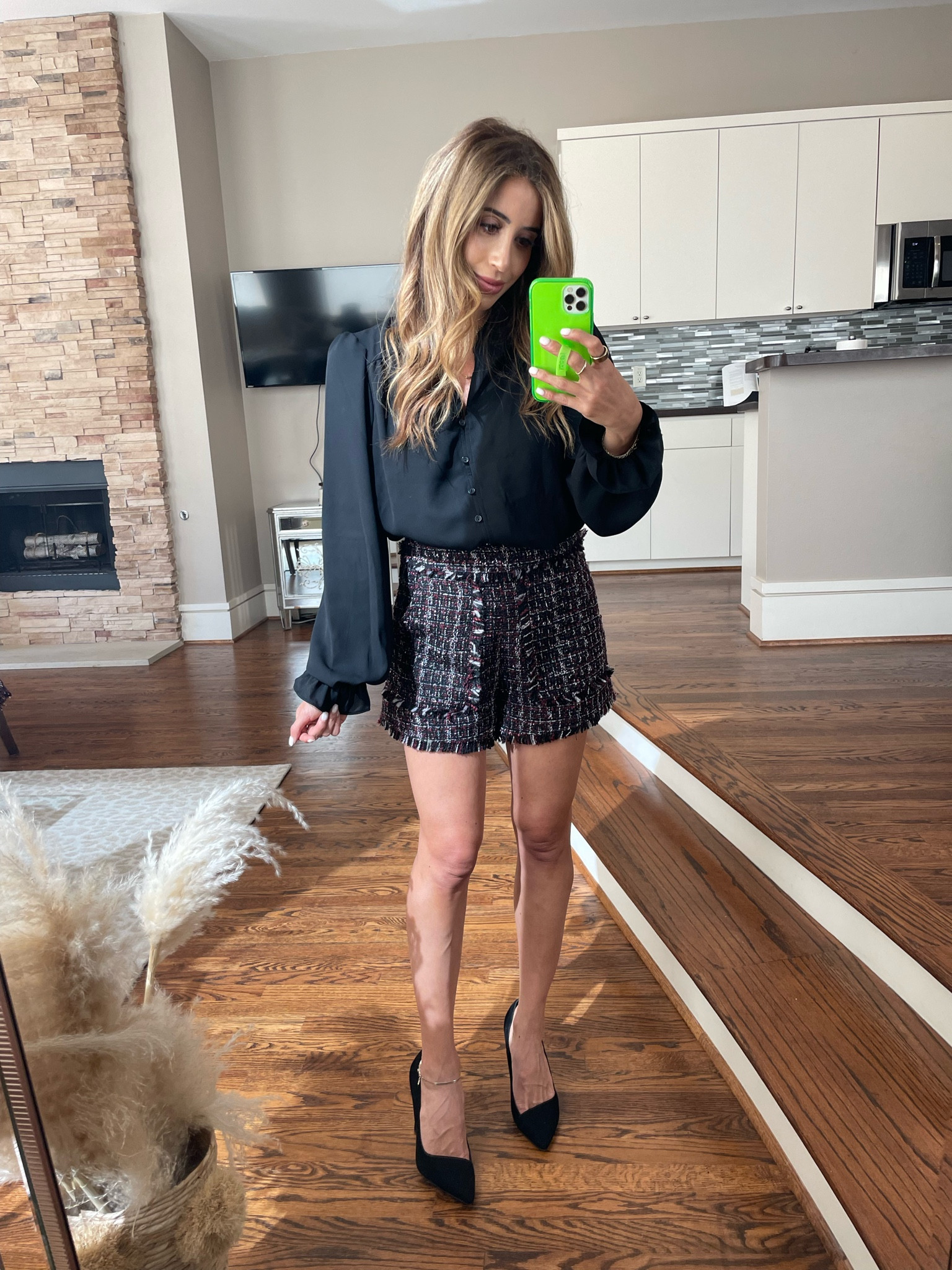 Tweed blazer for work tweed shorts xxs pumps black office outfit  work look code belbel10 

Follow my shop @samanthabelbel on the @shop.LTK app to shop this post and get my exclusive app-only content!

#liketkit #LTKsalealert #LTKunder50 #LTKtravel
@shop.ltk
https://liketk.it/3PqwM