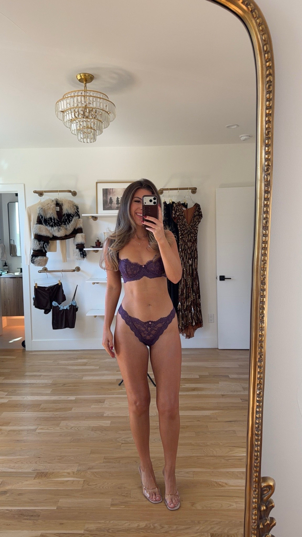 purple lace bra set with an underwire bra with scalloped trim and matching lace briefs Victoria’s Secret lingerie set ✨

wearing smalls & mediums on bottoms

lingerie, matching sets, underwear, bra, panties, nighty, pjs, Victoria’s Secret, intimates, babydoll, robe

#LTKU #LTKootd #LTKgrwm