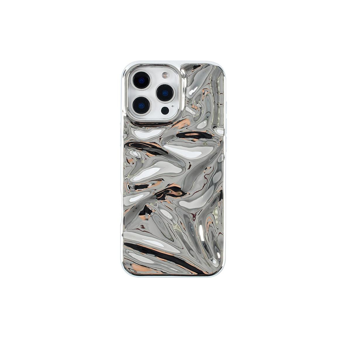 Auramma Crinkles iPhone 16 Pro Max Case - Silver | Macy's