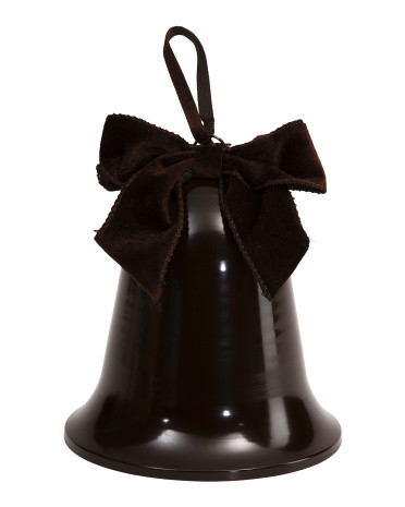 9In Metal Bell With Bow | TJ Maxx