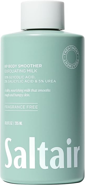 Saltair KP Body Milk – AHA BHA Milky Toner to Visibly Smooth Rough & Bumpy Skin – 10% Glycoli... | Amazon (US)
