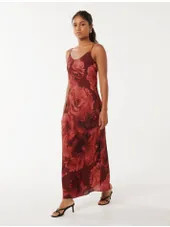 Valentina Petite Strappy Slip Dress | Forever New (AU)