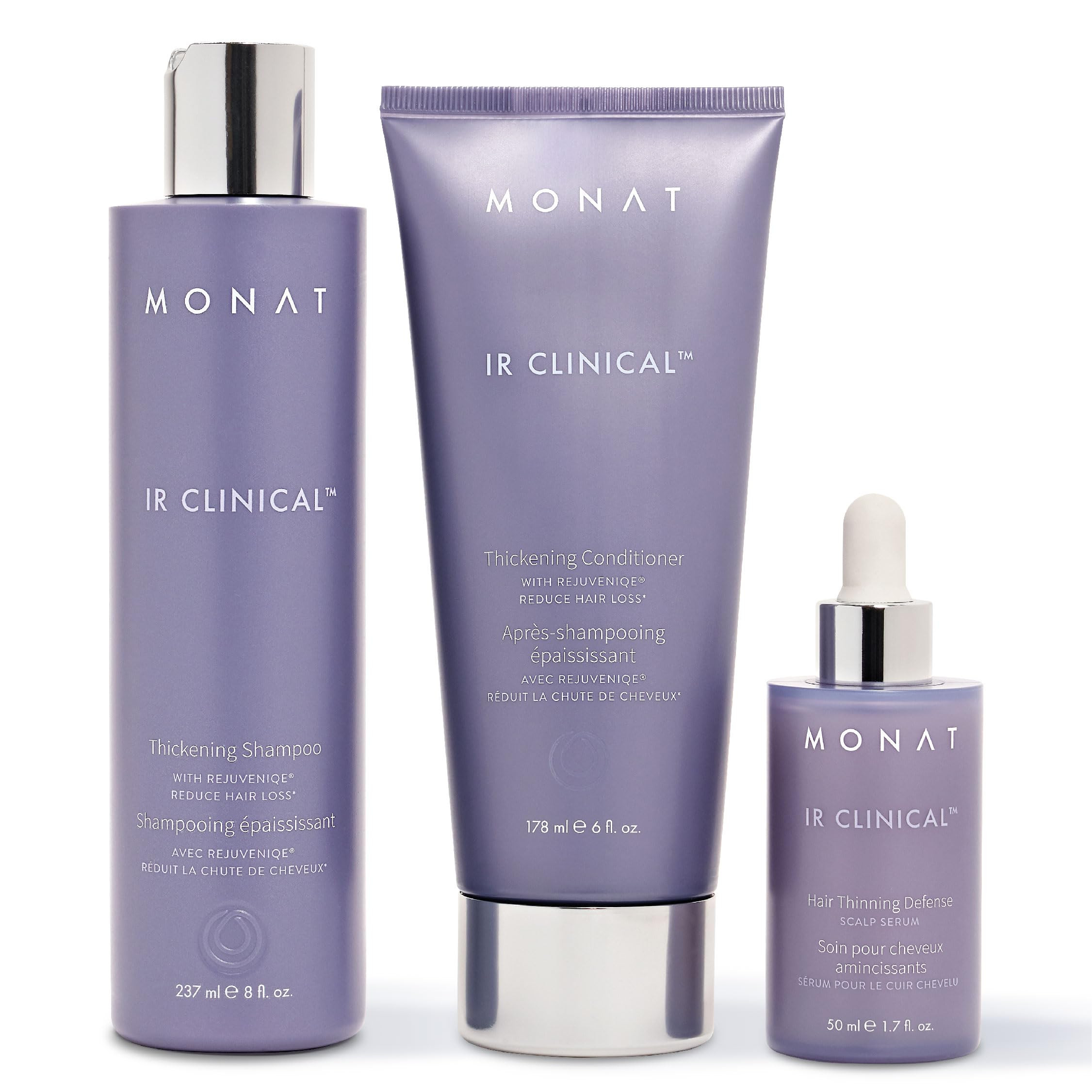 MONAT IR Clinical System – Complete Hair Care Restoration Kit with Thickening Shampoo, Conditio... | Amazon (US)
