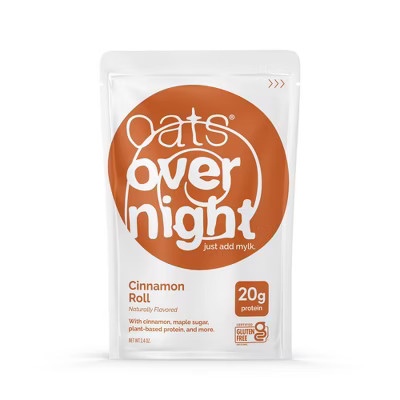 Oats Overnight Cinnamon Roll Breakfast Shake Pouch - 2.4oz | Target