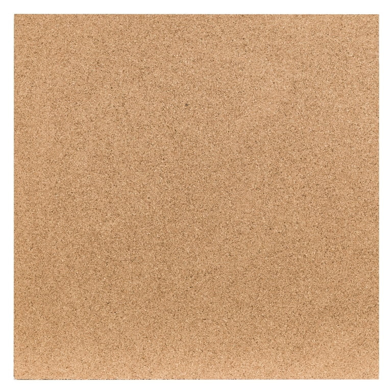 U Brands Square Reversible Cork Tile EVA Bulletin Board, 12" x 12", Frameless, 4 Count | Walmart (US)