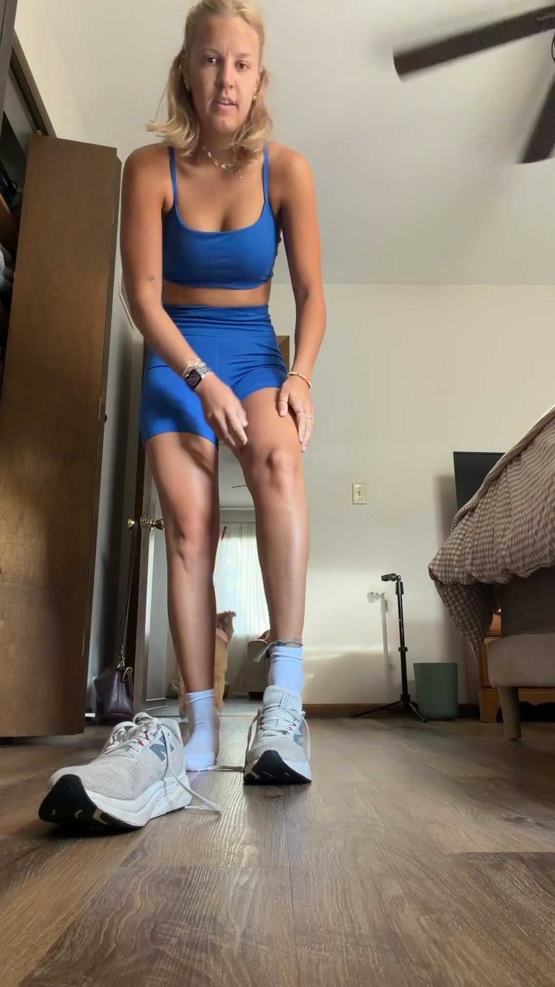 spend the morning with us—07.15.26 🦮🌞🍌☕️💻💙

Small in biker shorts from Old Navy
Medium in sports bra from Old Navy
9 in white New Balance running shoes from @DSW 
🧦 socks are also New Balance from @DSW 

Old Navy sets, workout outfits, running outfits, Old Navy finds, Old navy fashion, Old Navy CouldComfy, blue sets, Old Navy biker shorts, sports bras, running shoes, New Balance shoes, Old Navy finds, Old Navy style, Old Navy fashion, Old Navy deals, outfit of the day, watch now

#LTKdayinmylife #LTKmorningroutine #LTKSaleAlert