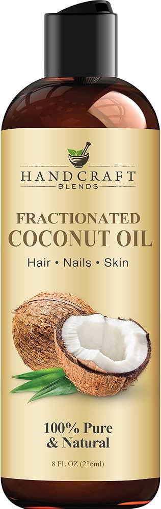 Handcraft Blends Fractionated Coconut Oil - 8 Fl Oz - 100% Pure and Natural - Premium Grade Carri... | Amazon (US)