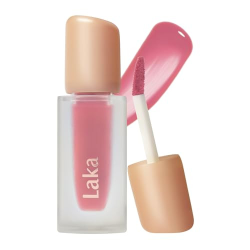 Laka Fruity Glam Tint, 4.5g/0.15oz, Glowing Lip Stain with Wide Color Spectrum, Hydrating & Lightweight Texture, Long-Lasting Bold Stain, Non-Sticky, Vegan, K-Beauty (#134 Peaches) | Amazon (US)