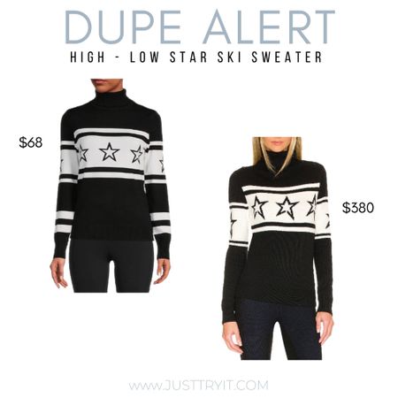 Dupe alert! This Chic Perfect Moment Ski sweater, normally $385. Dupe is truly just as cute! Runs tts. 

Cute ski sweater
Ski turtleneck
Womens ski outfit 

#LTKtravel #LTKSeasonal #LTKunder100