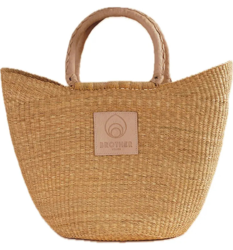 Brother Vellies Sailboat Woven Raffia Basket Tote | Nordstrom | Nordstrom