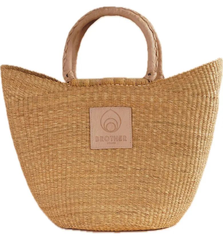 Brother Vellies Sailboat Woven Raffia Basket Tote | Nordstrom | Nordstrom