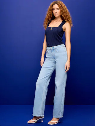 High-Waisted Wow Wide-Leg Jeans | Old Navy (CA)