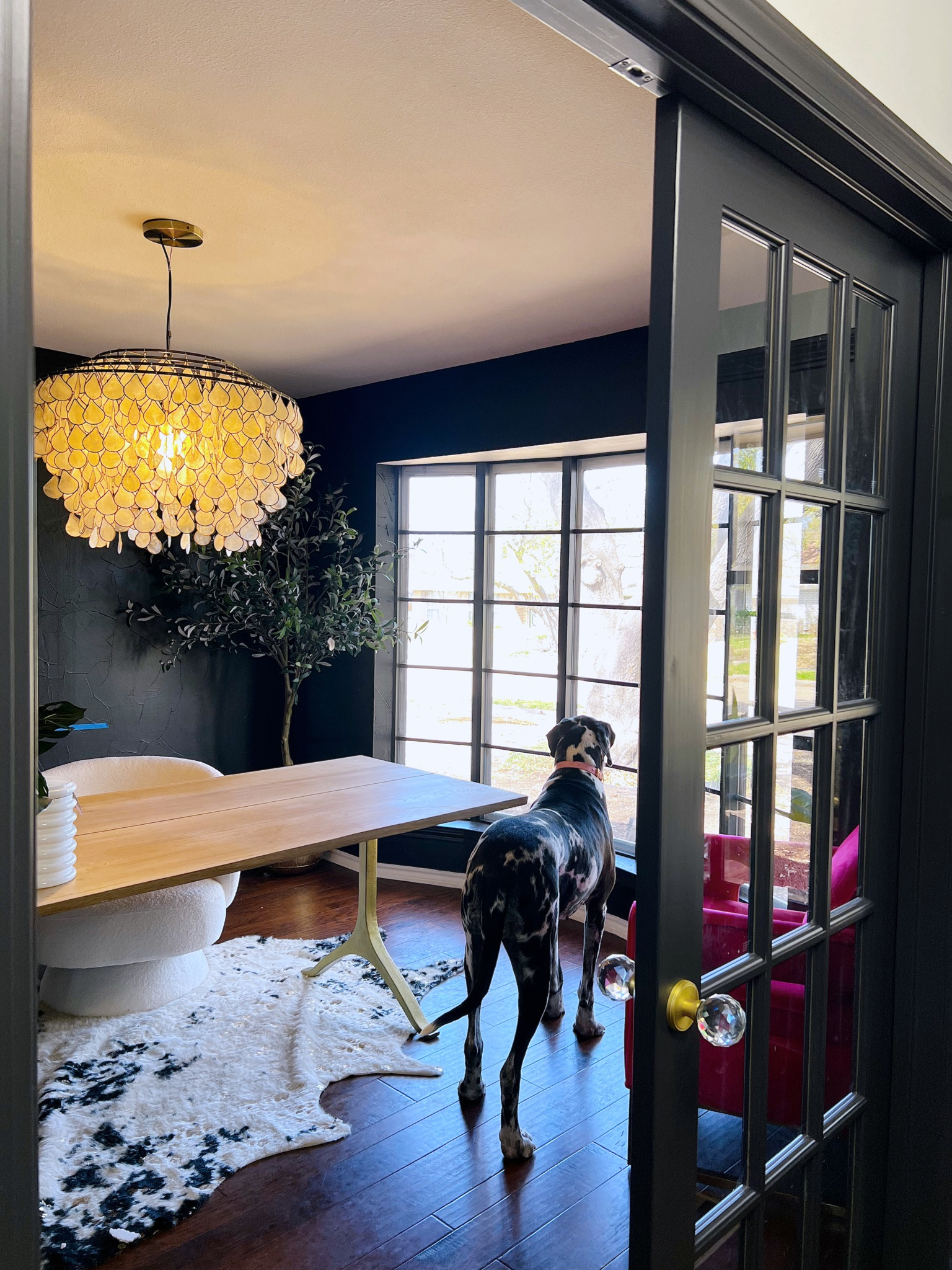 Home Office
Desk
Home decor
Table
Dining table
Accent chair
Pink chair
Boucle chair
Swivel chair 
Rug
Tree

#LTKstyletip #LTKsalealert #LTKhome