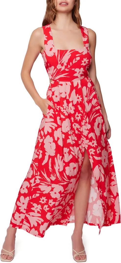 Still the One Floral Cutout Maxi Dress | Nordstrom