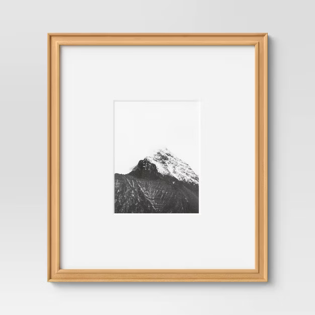 Oversized Matted Wood Wall Frame Natural - Threshold™ | Target