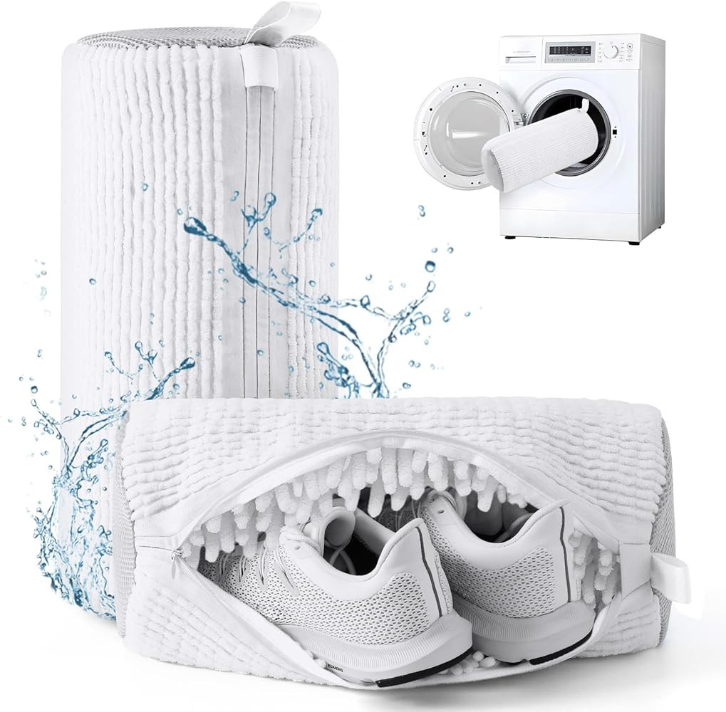 Shoe Washing Machine Bag,Shoe Laundry Bags for Sneakers, Reusable Shoe Cleaning Bag for All Shoe ... | Amazon (US)