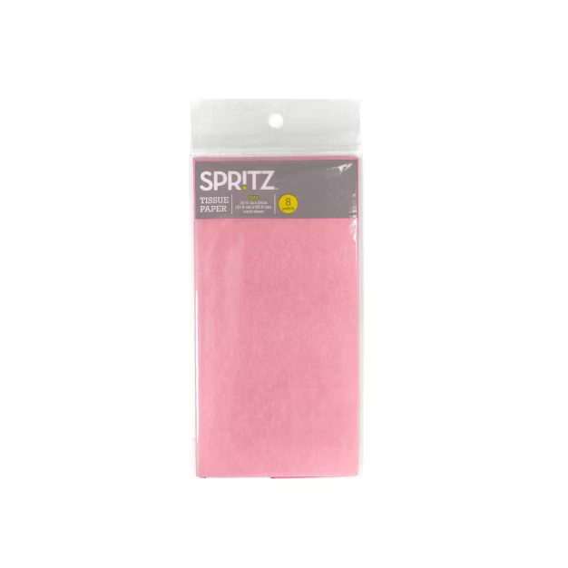 8ct Pegged Tissue Papers Pink - Spritz™ | Target
