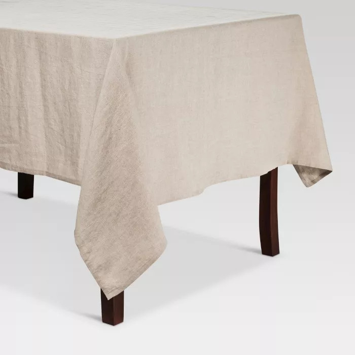 Linen Kitchen Textile Tablecloth Natural - Threshold™ | Target