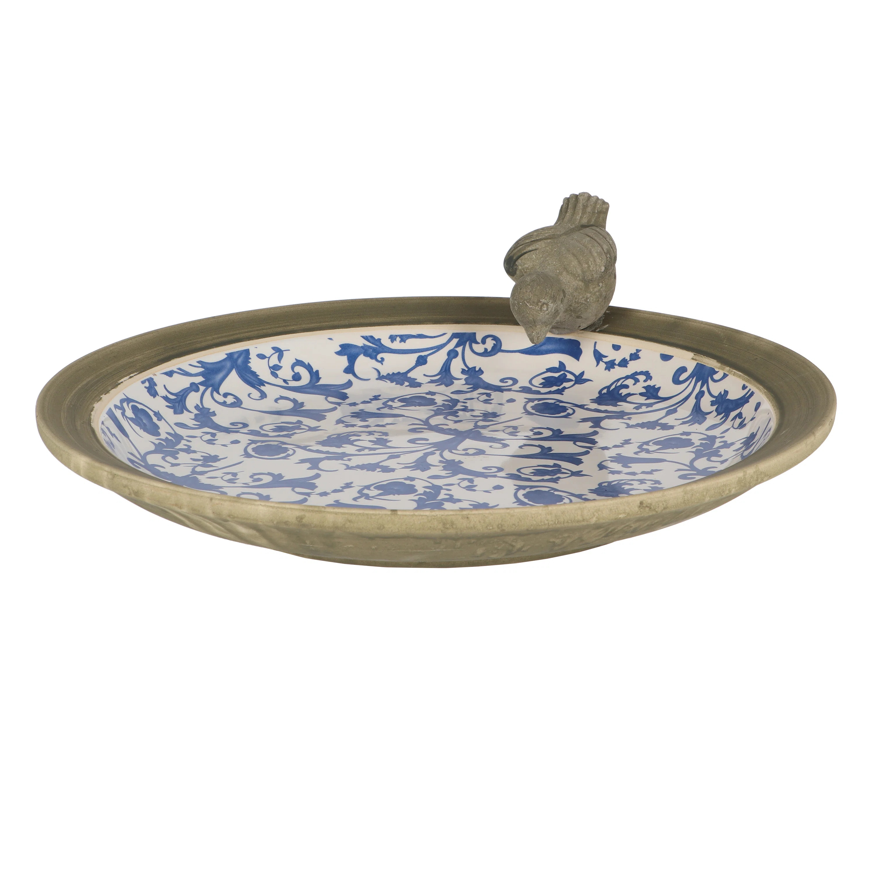Gabir Concrete / Cement Birdbath | Wayfair North America